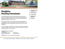 Tablet Screenshot of houghtonhousing.com
